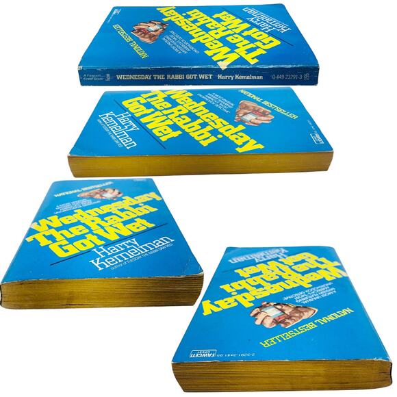 Harry Kemelman Wednesday The Rabbi Got Wet & Saturday The Rabbi Went Hungry Book - Picture 13 of 16